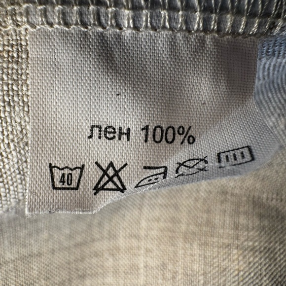 Elegant High Quality Linen Maxi Dress L - Picture 10 of 10